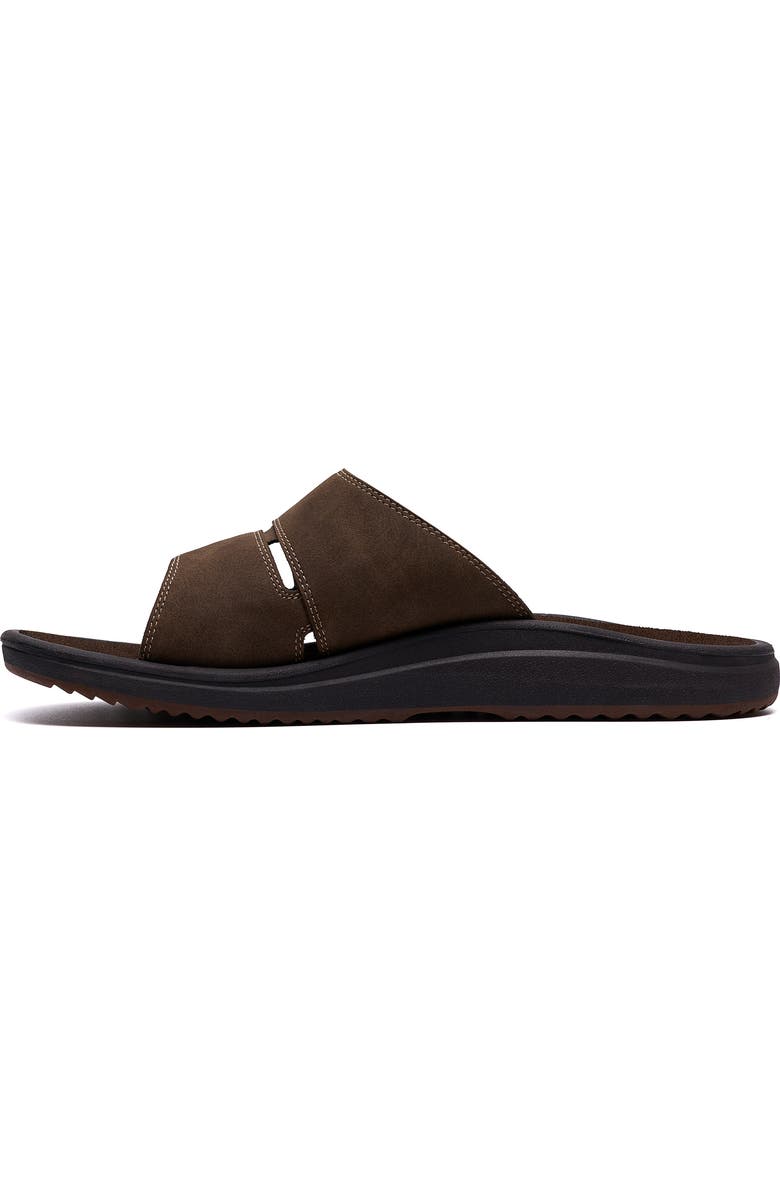 Clarks<sup>®</sup> Breeze Slide Sandal, Alternate, color, Dark Brown