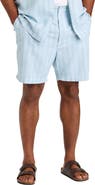 Oak Hill by DXL Big & Tall Striped Cabana Shorts