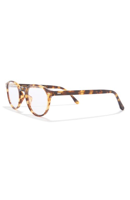 Kimeze 48mm Round Optical Glasses In Havana Transparent