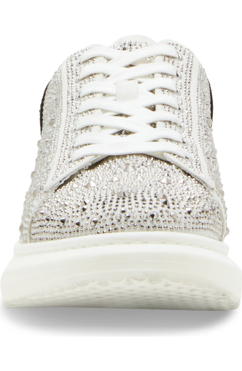 Steve Madden Icebergg Rhinestone Sneaker, Alternate, color, Iridescent