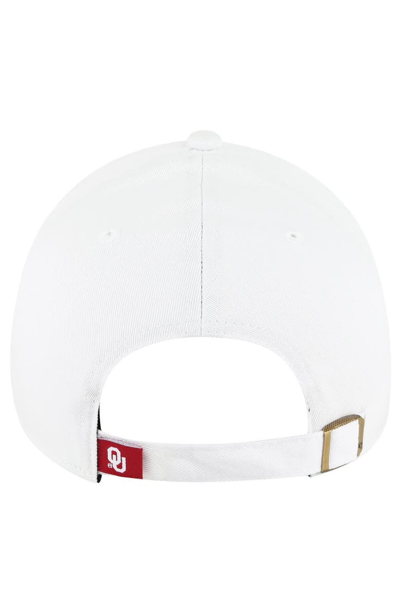 '47 Women's '47 White Oklahoma Sooners Pensacola Clean Up Adjustable Hat, Alternate, color, 