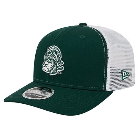 Men's New Era  Green Michigan State Spartans Team 9SEVENTY COOLERA Trucker Adjustable Hat