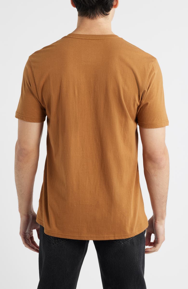 Brixton Wellston Cotton Graphic T-Shirt, Alternate, color, Washed Copper
