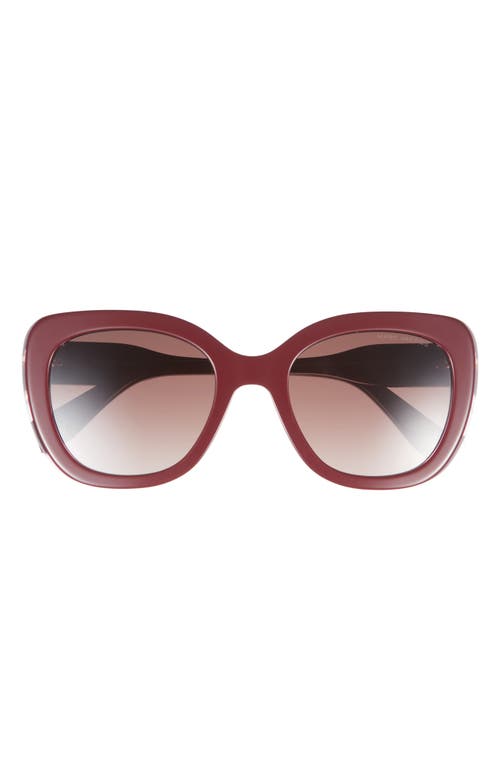 Marc Jacobs 53mm Gradient Cat Eye Sunglasses In Blue