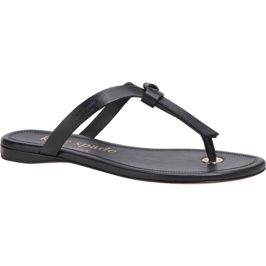 Kate Spade New York Knott Flip Flop In Black