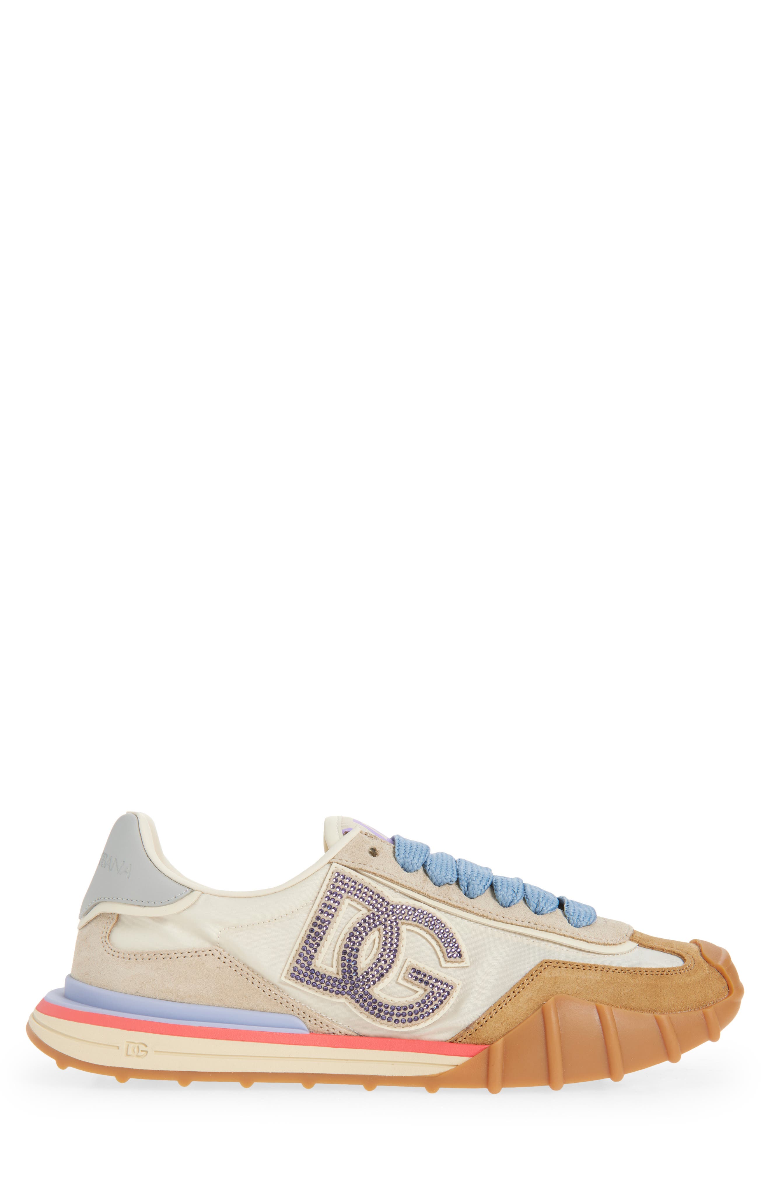 Dolce&Gabbana Athletic Sneaker, Alternate, color, Avorio/ Cammello
