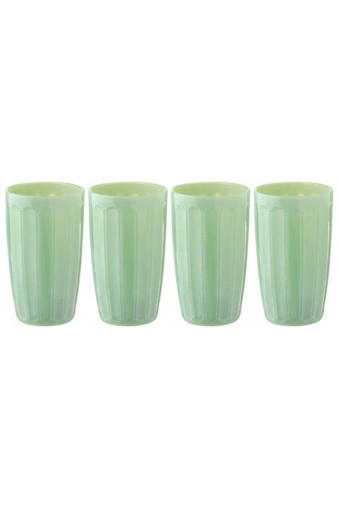 Henan Glass Soft Drink Tumbler 12 oz Set of 4