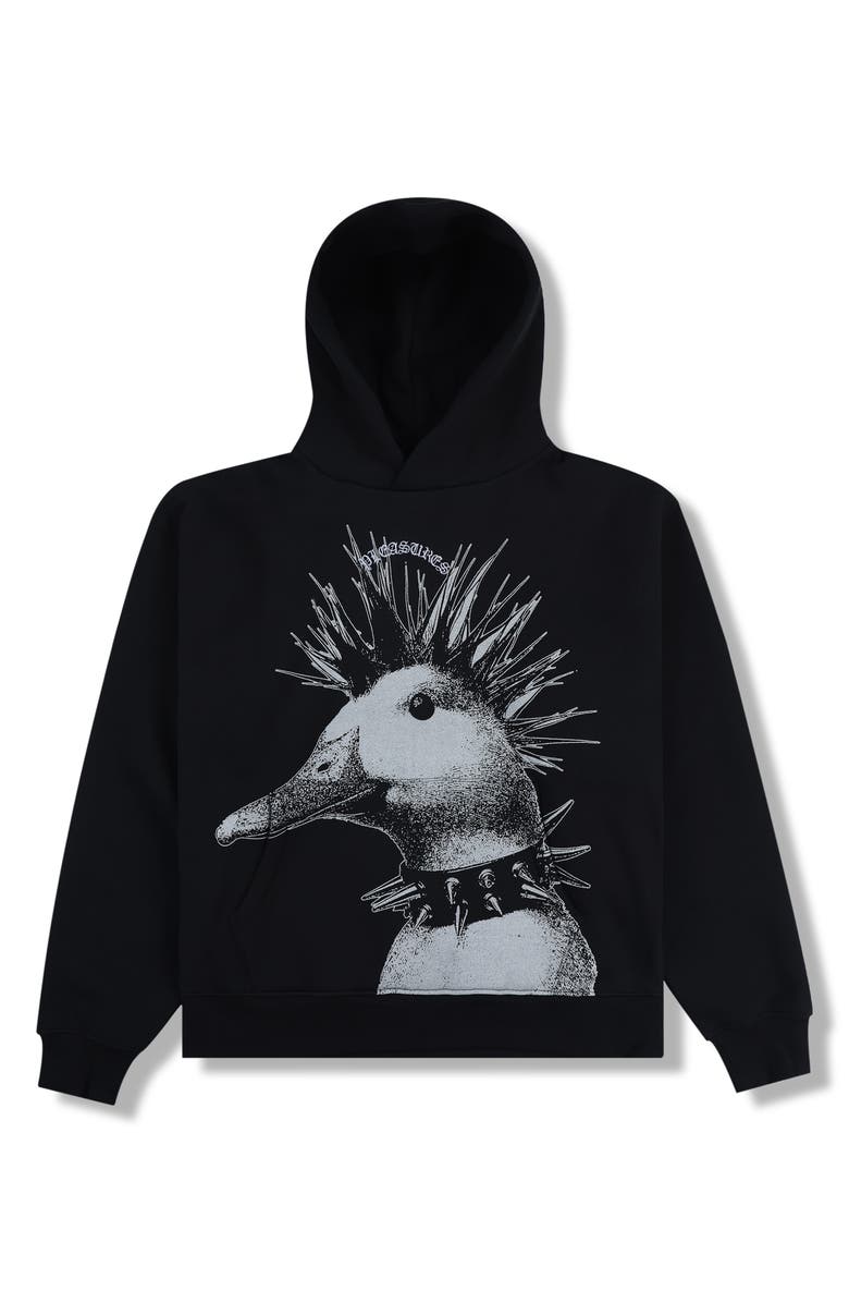 PLEASURES Punk Duck Hoodie, Alternate, color,
