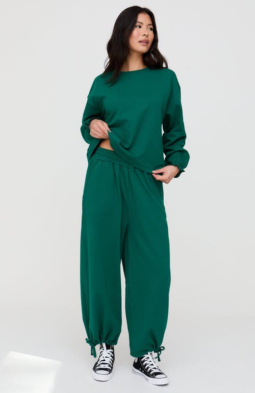 Turtledove London Organic Cotton Kit Trouser In Green