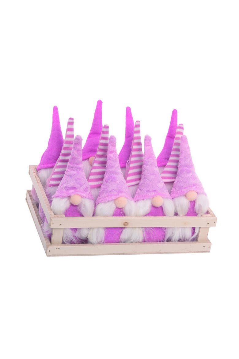 9.84 in Multicolored Valentines PGnomes Set of 12 Decorative Objects for Valentine's Day, Alternate, color, Multicolored