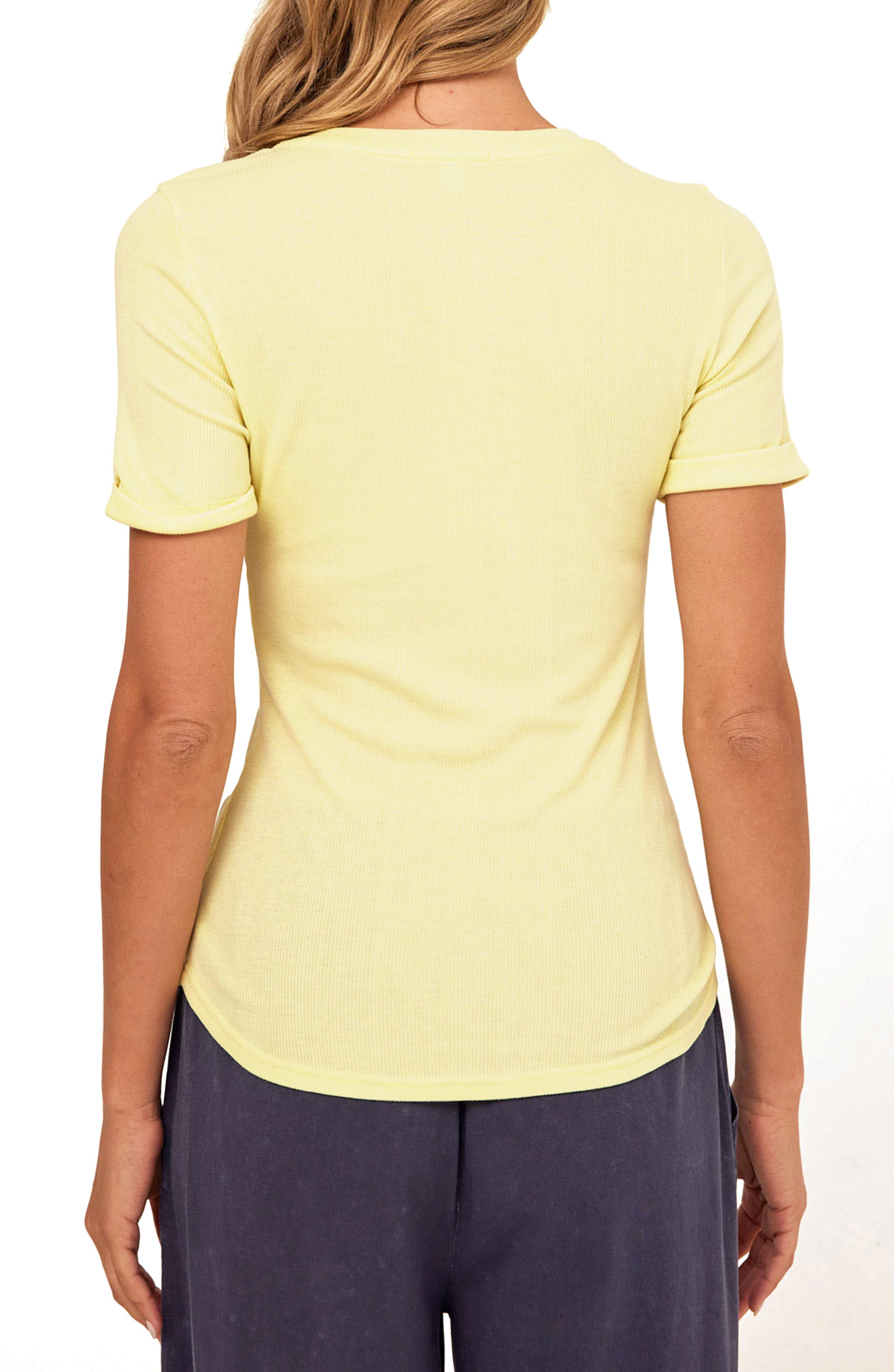 Akia Feather Rib T-Shirt - image 4
