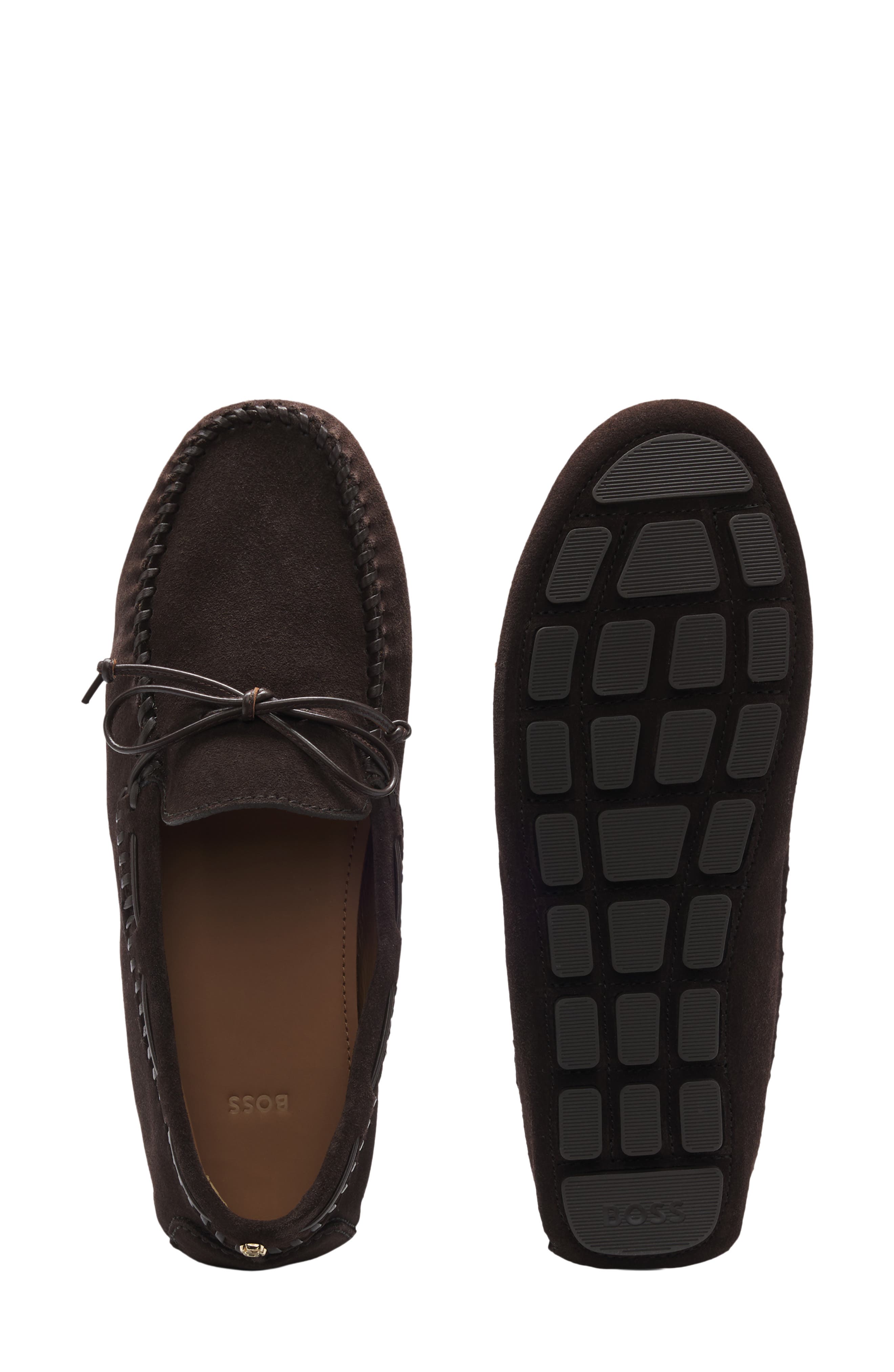 Roxanne Driving Loafer, Alternate, color, DARK BROWN