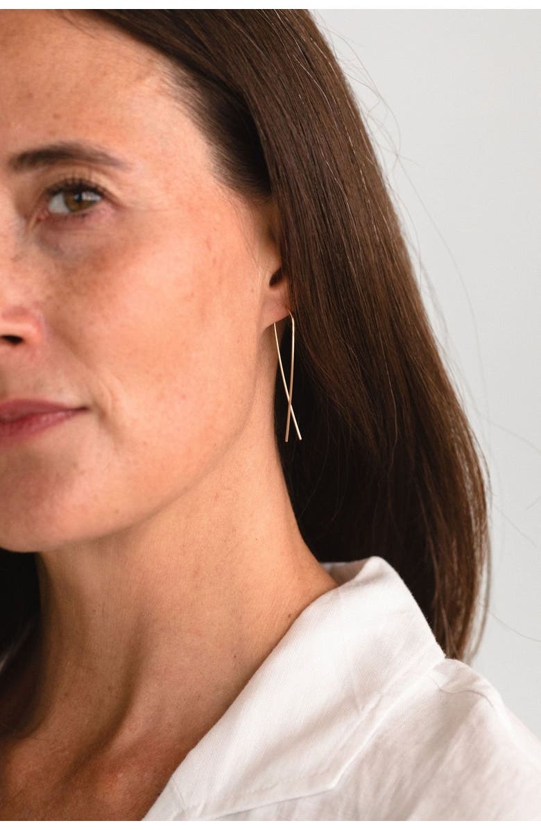 Sheena Marshall Jewelry Telluride Long Threader Earrings, Alternate, color, 14K Gold Fill