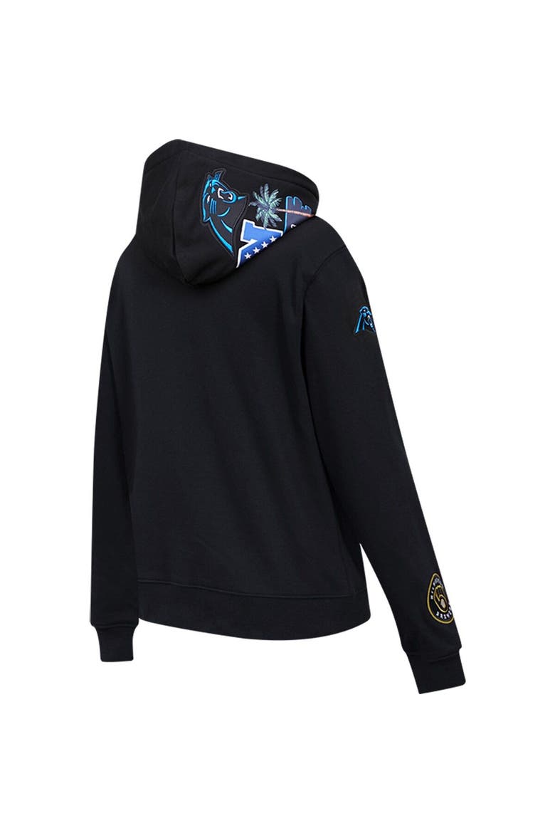 Women's Pro Standard Black Carolina Panthers Local Patch Pullover Hoodie, Alternate, color, Black