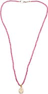 MADISON BEVERLY HILLS Ruby Mary Pendant Necklace