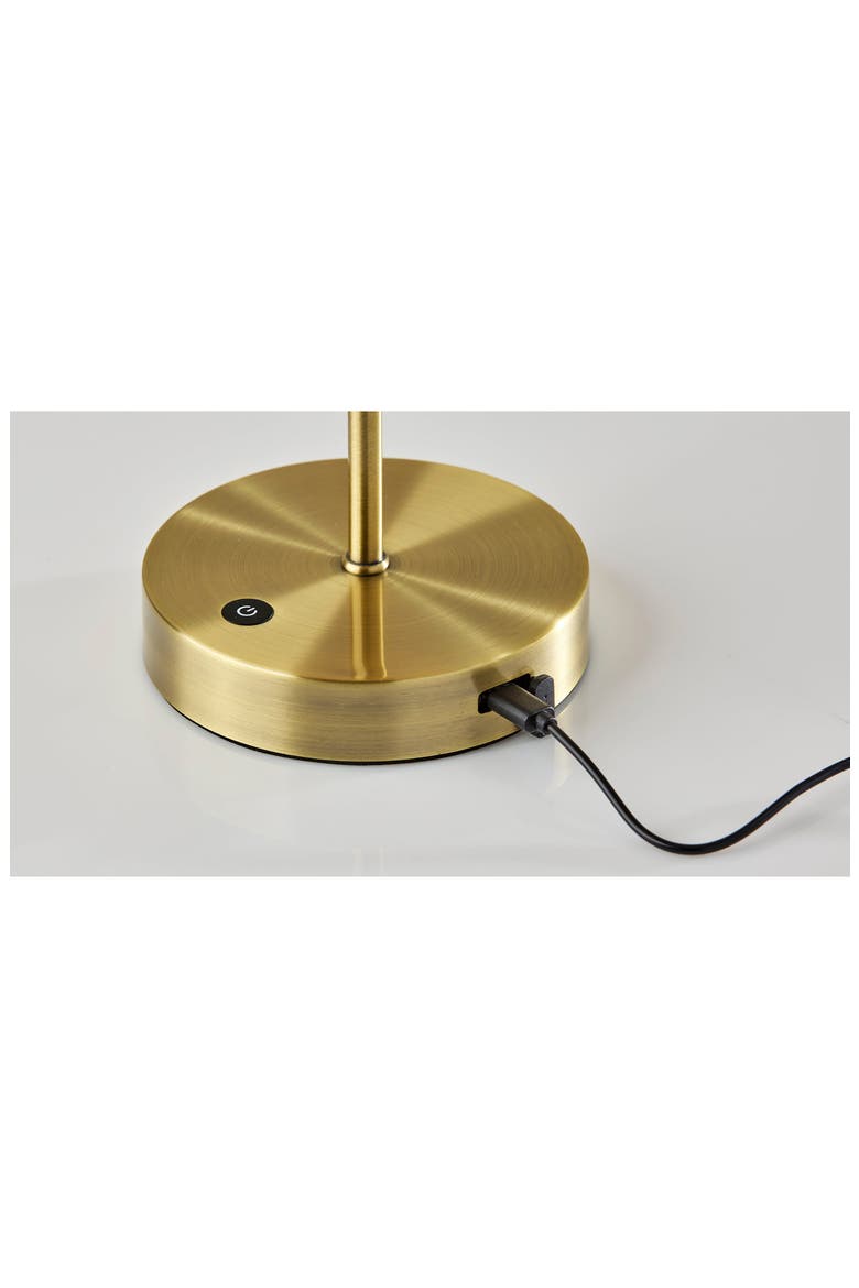 Stevie LED Cordless Lamp, Alternate, color, ANTIQUE BRASS