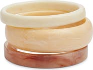 Nordstrom Set of 3 Resin Bangles