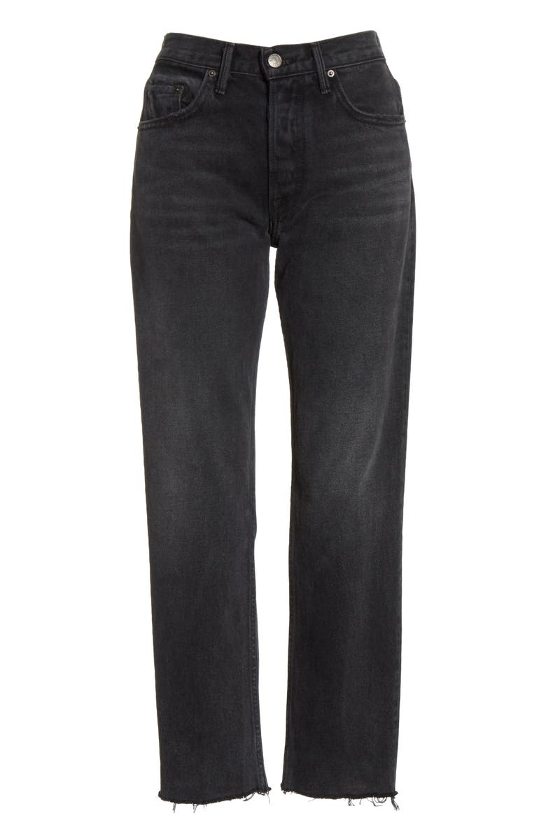 GRLFRND Helena Rigid High Waist Straight Jeans, Alternate, color, 