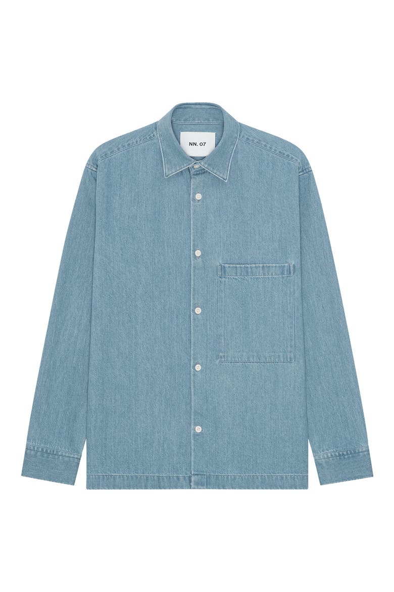 Freddy Denim Shirt, Alternate, color, BLUE DENIM