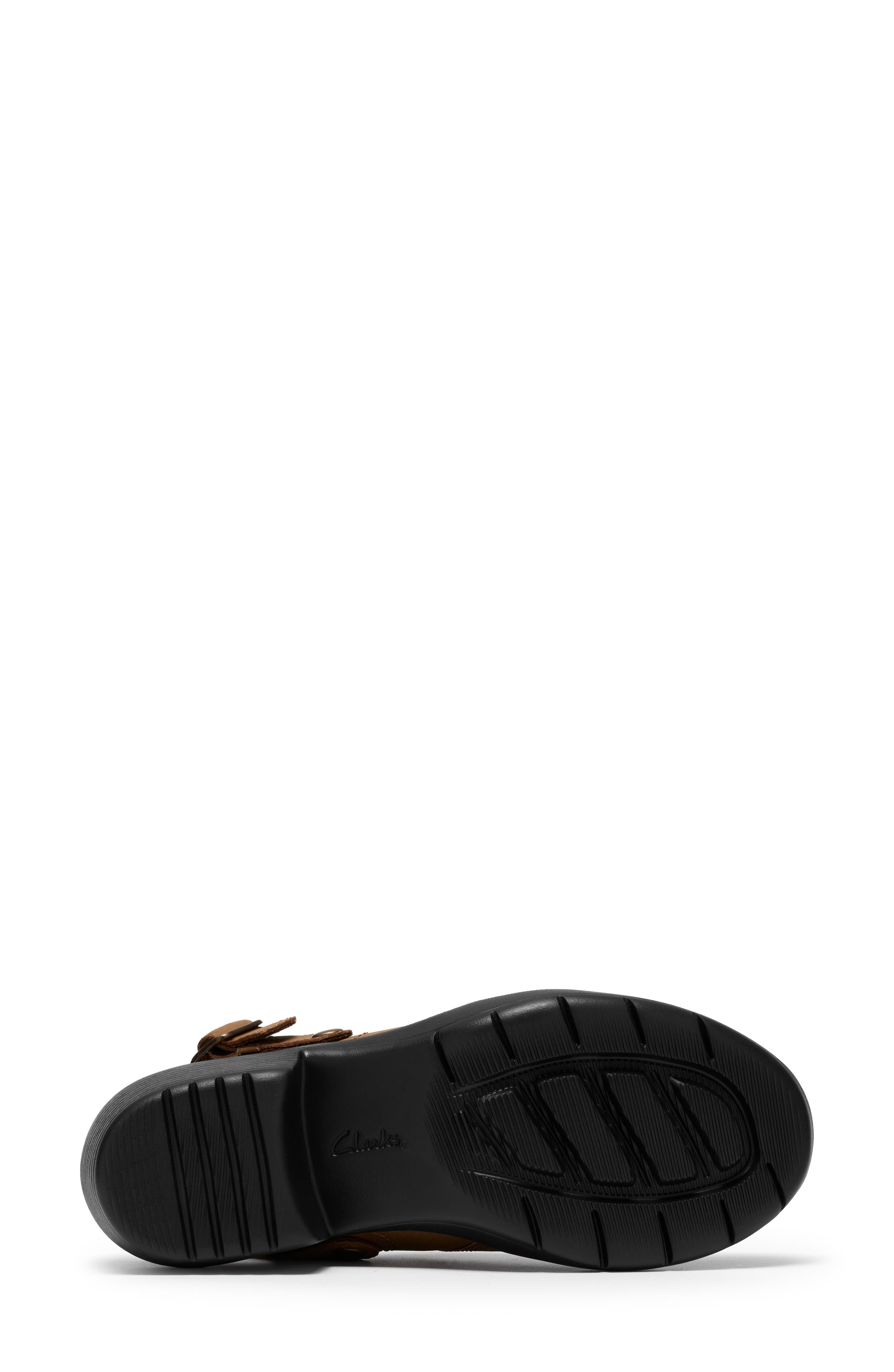 Kynnznie Clog, Alternate, color, DARK TAN LEATHER