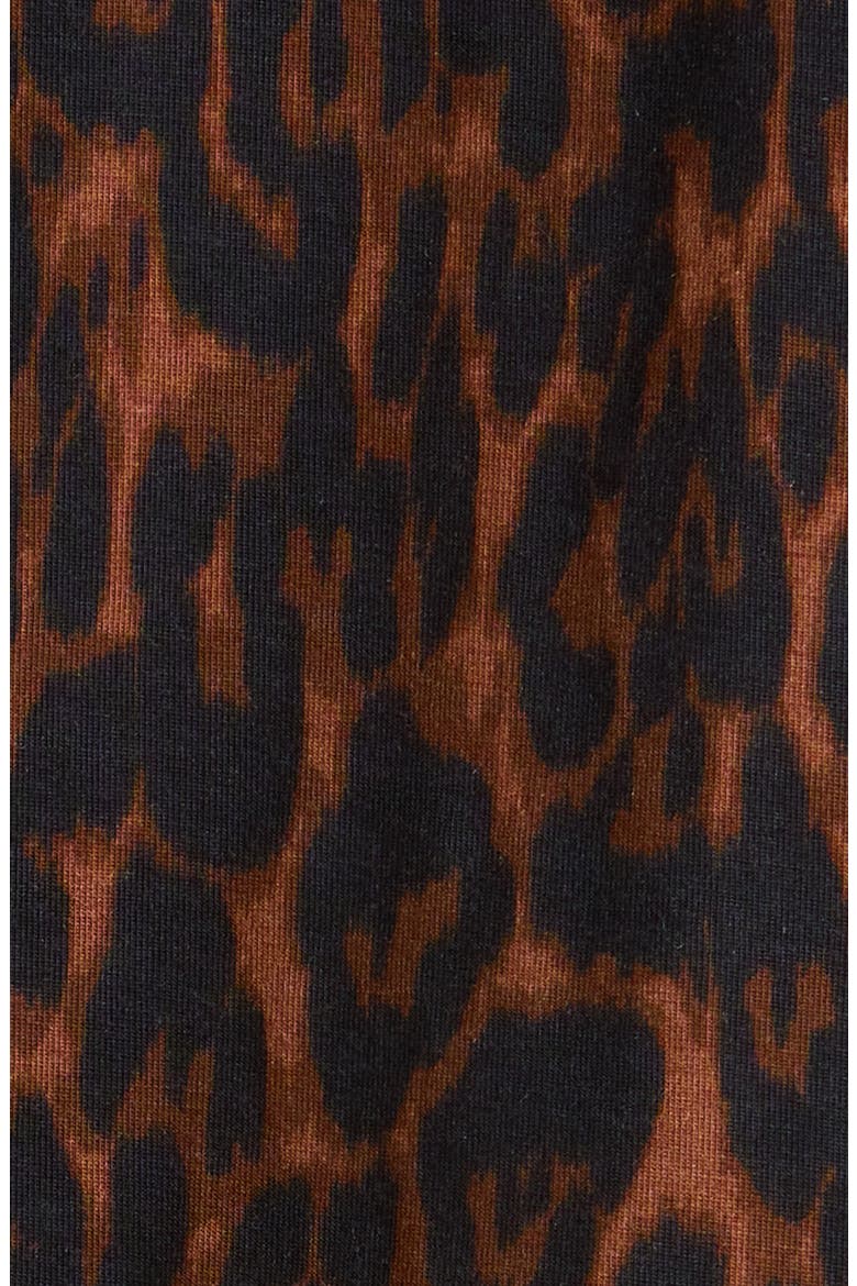 Moonlight Eco Crop Pajamas, Alternate, color, BROWN/ BLACK ELEGANT LEOPARD