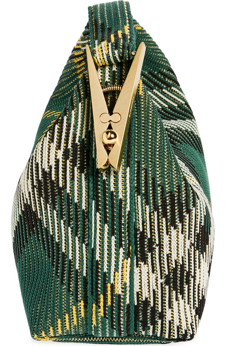 Burberry Mini Check Hobo Bag, Alternate, color,