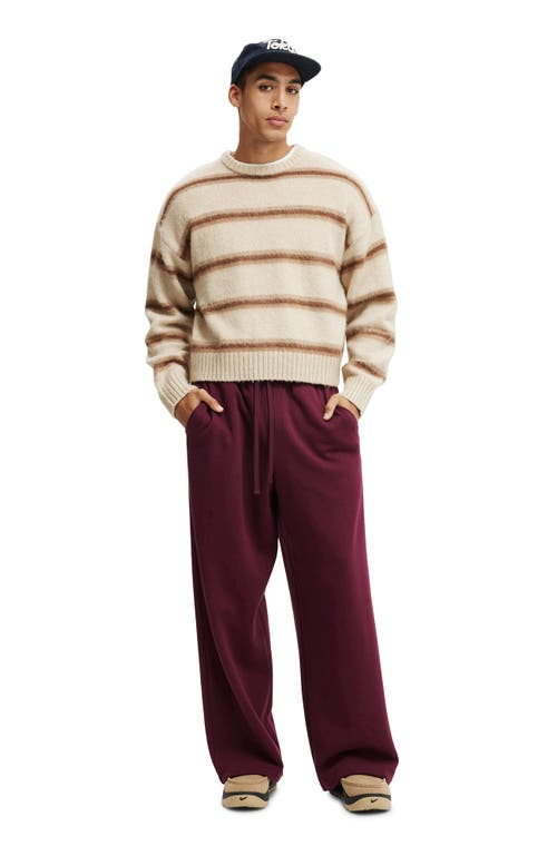 Cotton On Super Baggy Track Pant In Red
