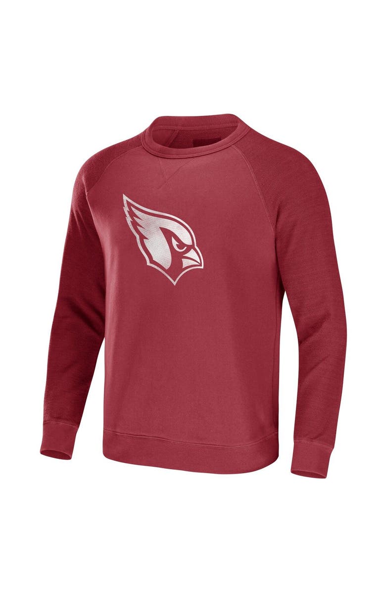 NFL X DARIUS RUCKER Men's NFL x Darius Rucker Collection by Fanatics  Cardinal Arizona Cardinals Distressed Lightweight Pullover Sweatshirt, Alternate, color, Cardinal