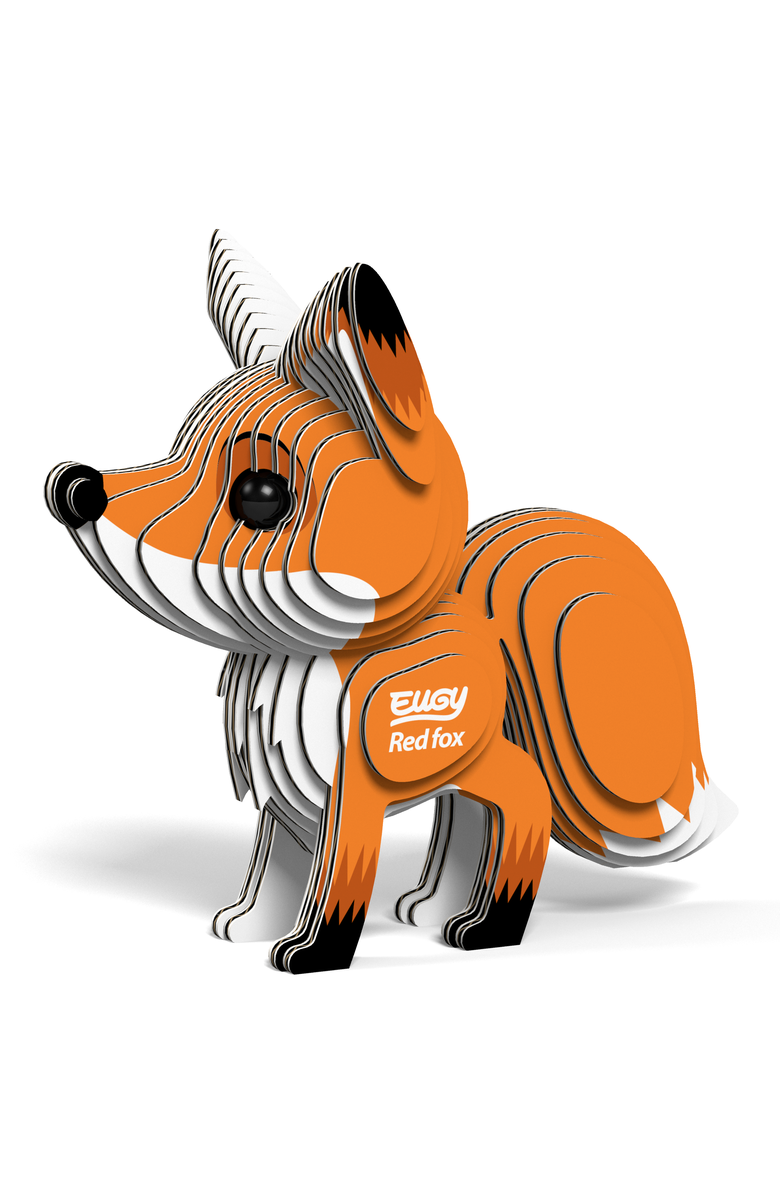 Eugy Puzzles Red Fox 3D Puzzle, Alternate, color, NO COLOR