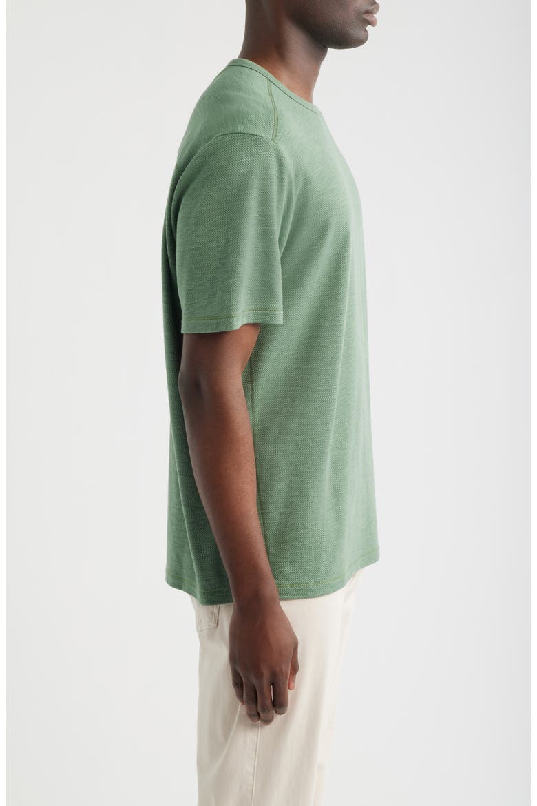 Sand Wave Slub Cotton Blend T-Shirt, Alternate, color, NATURAL MINT