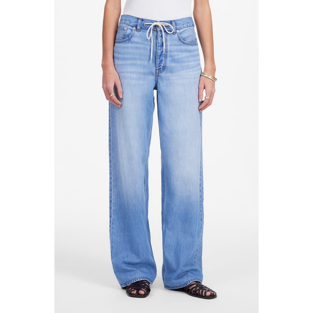 MADEWELL MADEWELL AIRY DENIM DRAWSTRING WAIST LOW SLUNG BAGGY JEANS
