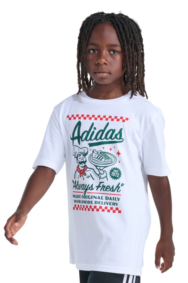 Kids' Character Graphic T-Shirt, Alternate, color, WHITE