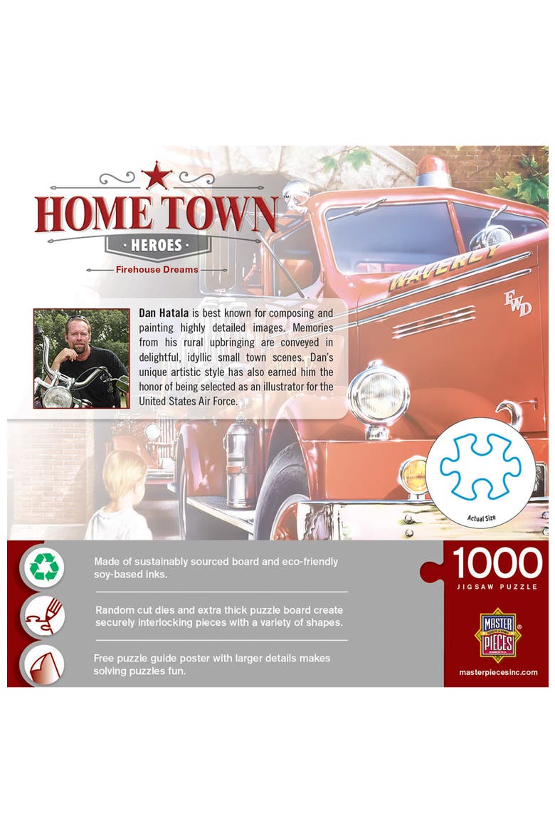 Firehouse Dreams 1000 Piece Puzzle, Alternate, color, Multicolor