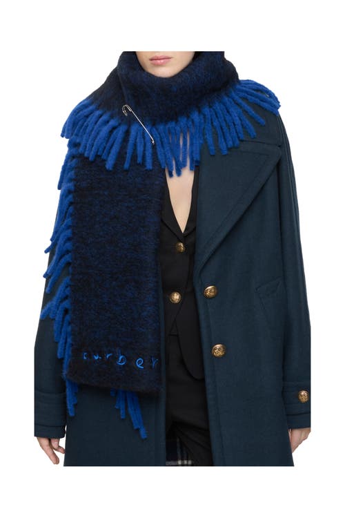 Burberry Alpaca Wool Blend Happy Scarf In Multi