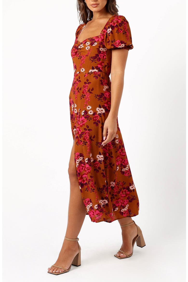 Kirby Midi Dress, Alternate, color, VINTAGE GARDEN