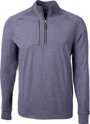 Cutter & Buck Adapt Heather Quarter Zip Pullover