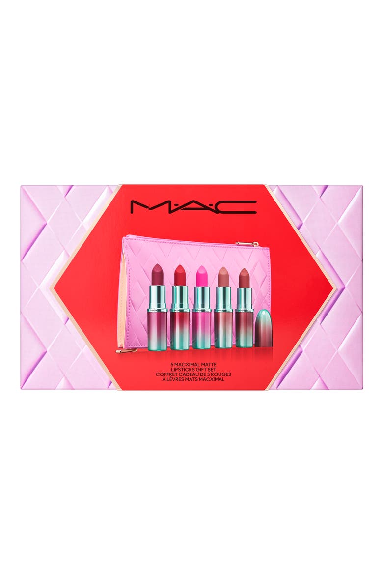 Less is Bore 5-Piece Full-Size Matte Lipstick Gift Set (Limited Edition) $125 Value, Alternate, color, PINK MULTI