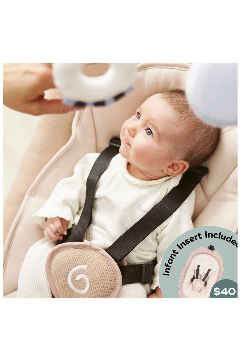 Swoon Evolution Connect Baby Swing, Alternate, color, OFF WHITE