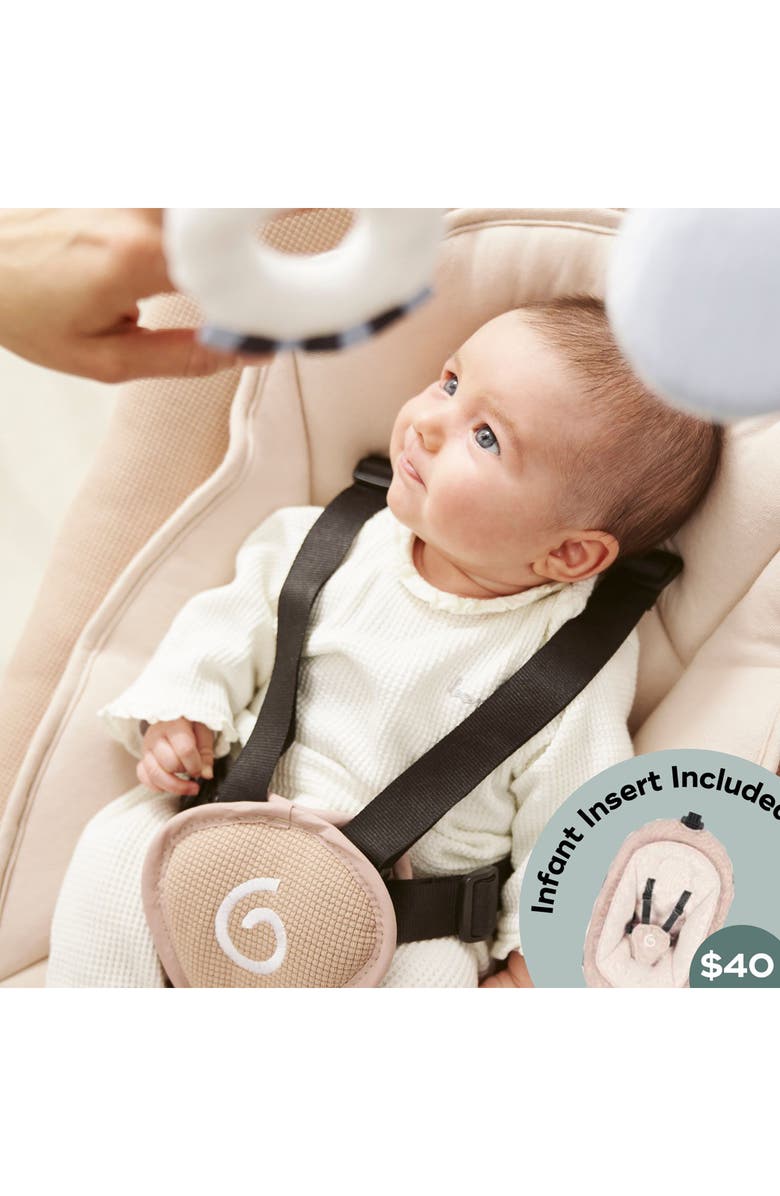 Babymoov Swoon Evolution Connect Baby Swing, Alternate, color, Off White