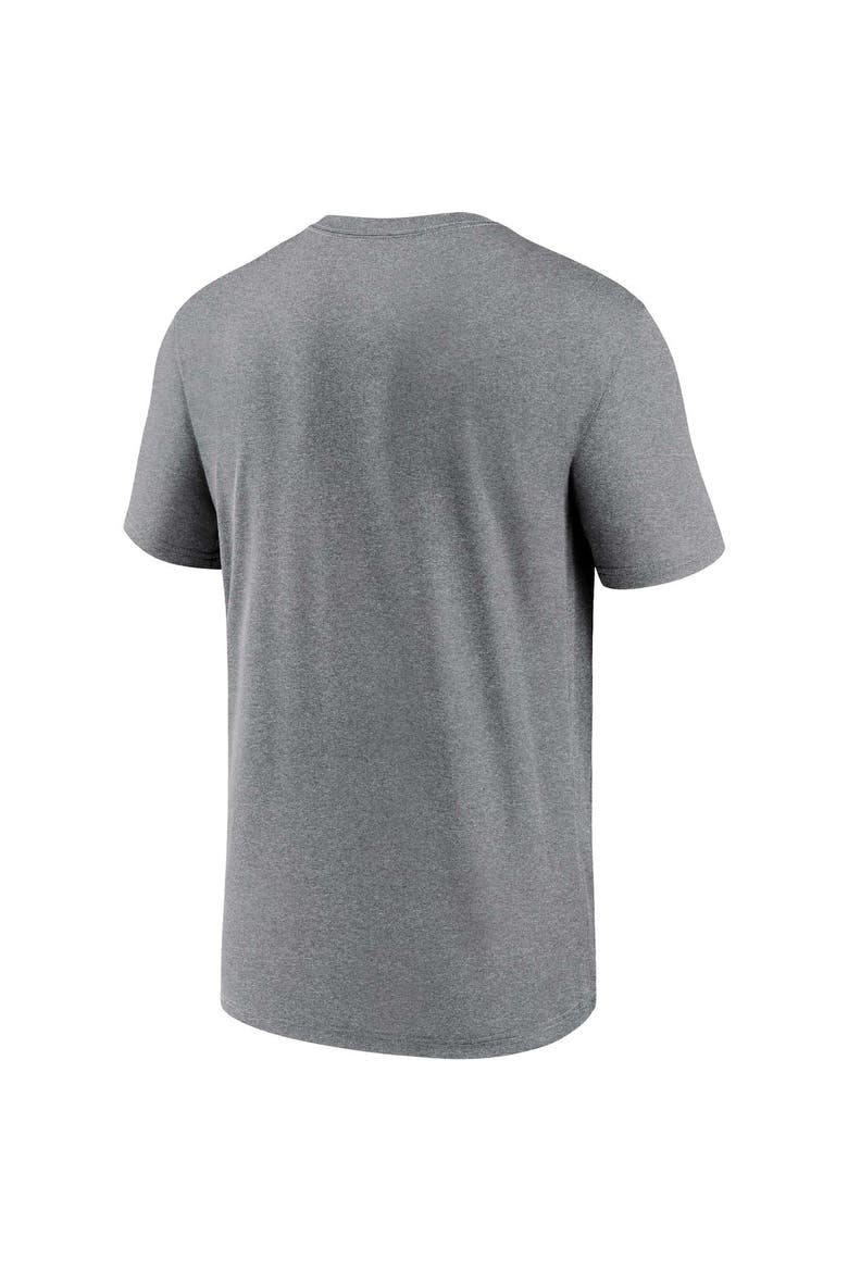 Men's Nike  Heather Charcoal Dallas Cowboys Legend Logo Performance T-Shirt, Alternate, color, Heather Charcoal