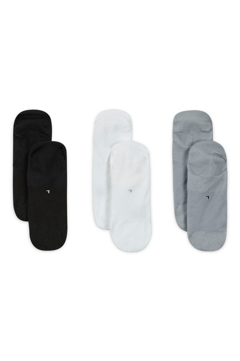 Everyday Plus Assorted 3-Pack No-Show Socks, Alternate, color, 927 MLTCLR