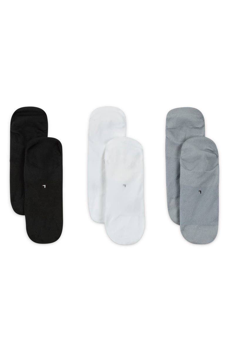 Nike Everyday Plus Assorted 3-Pack No-Show Socks, Alternate, color, 927 Mltclr