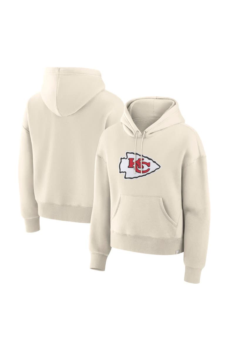 FANATICS Women's Fanatics Cream Kansas City Chiefs Dove Legacy Pullover Hoodie, Main, color, Cream