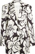 Dries Van Noten Tropical Floral Print Satin Jacket