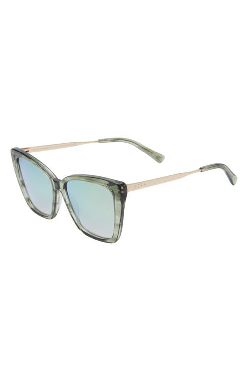 Diff Becky Ii 56mm Cat Eye Sunglasses In Purple
