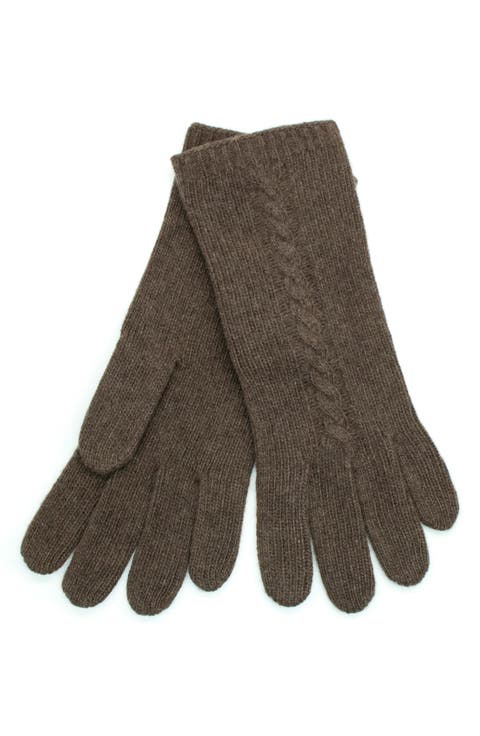 Cable Knit Cashmere Gloves