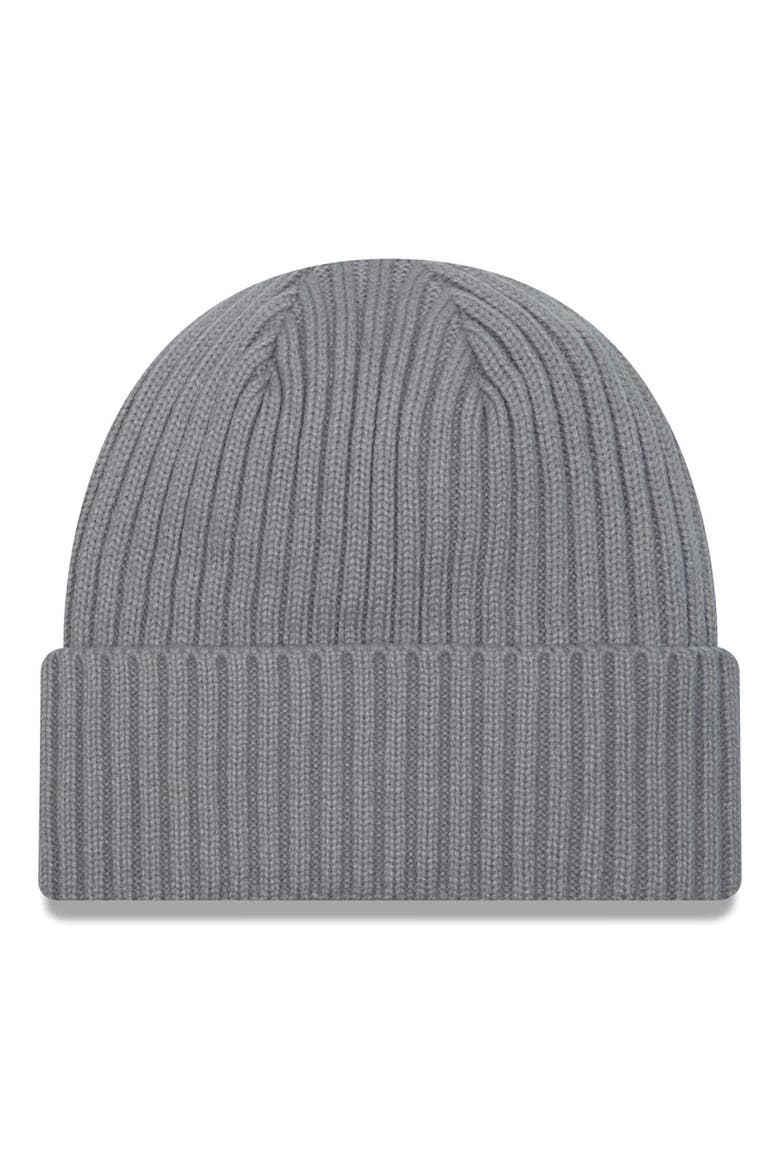 Men's New Era  Gray Pittsburgh Steelers Color Pack Multi Cuffed Knit Hat, Alternate, color, Gray