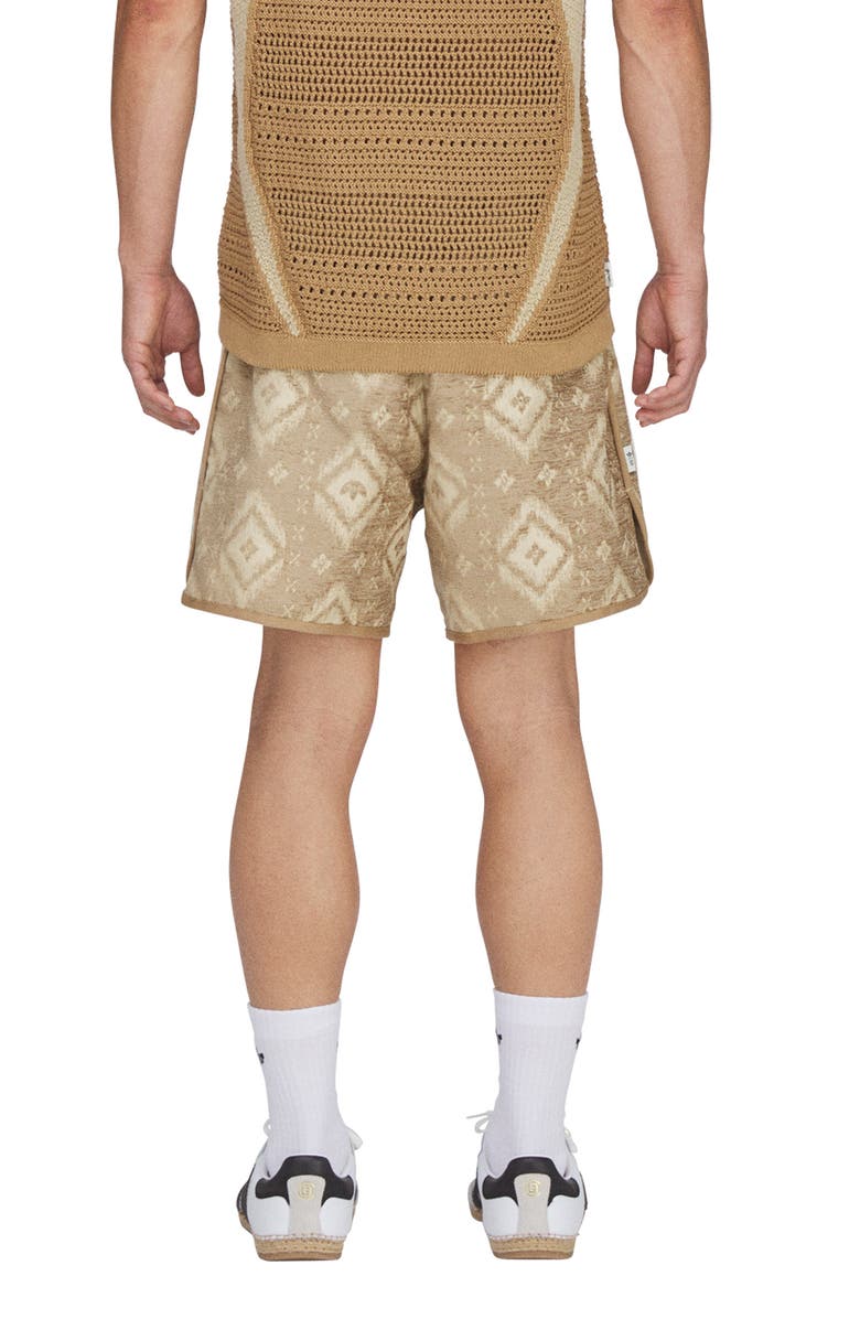 adidas Originals x CLOT Ikat Drawstring Shorts, Alternate, color, Warm Sandstone