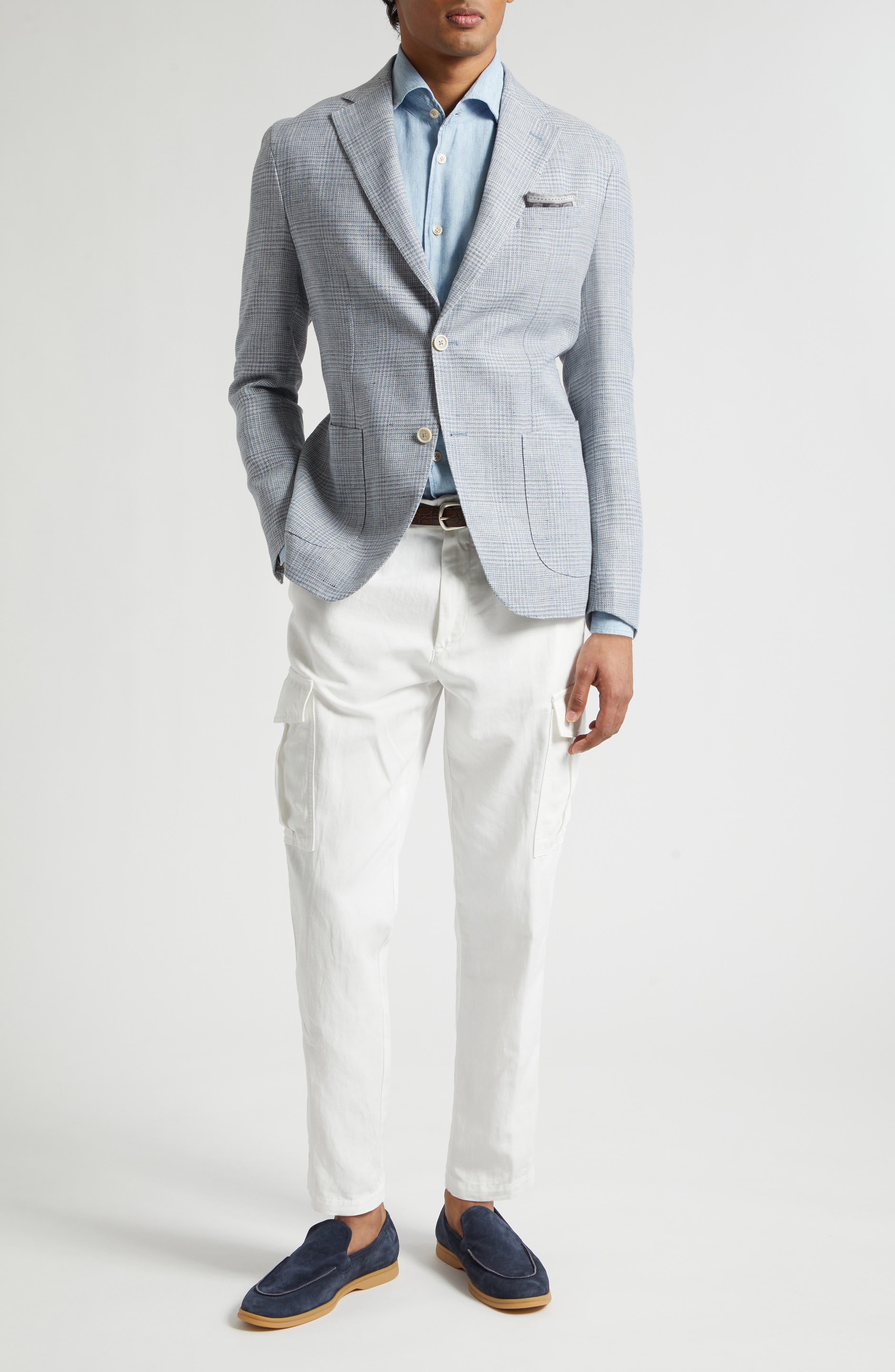 Plaid Linen & Wool Sport Coat - image 2