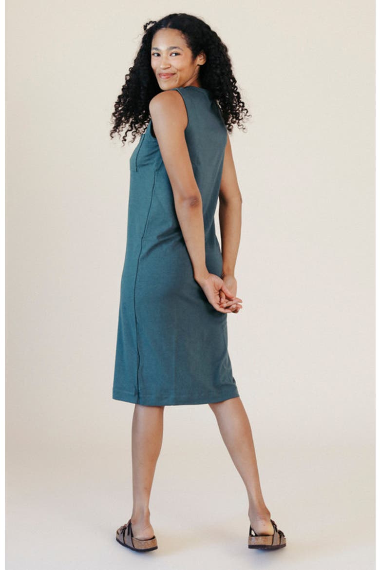 Plus Sophie Tank Jersey Dress, Alternate, color, Pine